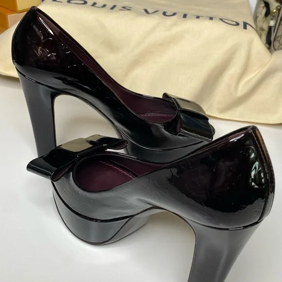 Louis Vuitton Monogram Vernis Lether Shoes - Picture 6 of 12